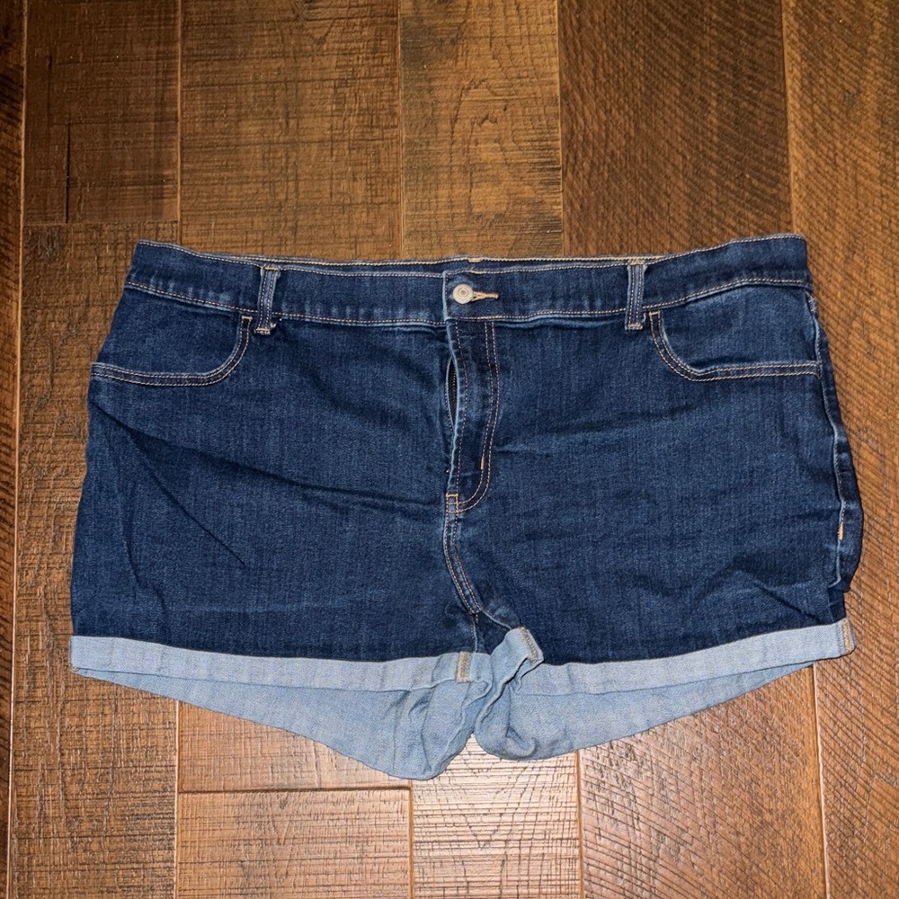 Denim Blue Jean Shorts Size 20